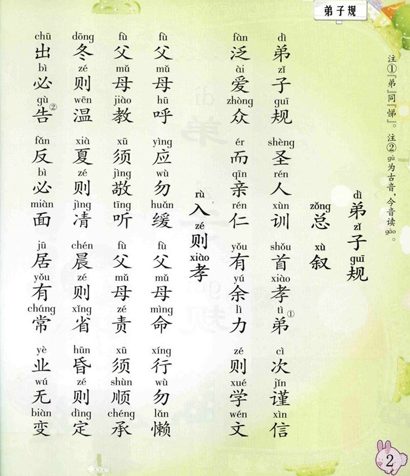 三字经中写孝顺的句子【三字经孝敬父母篇】