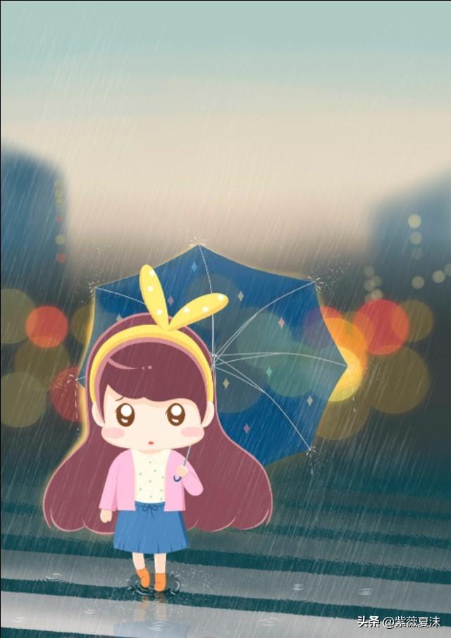 秋天雨夜伤感句子