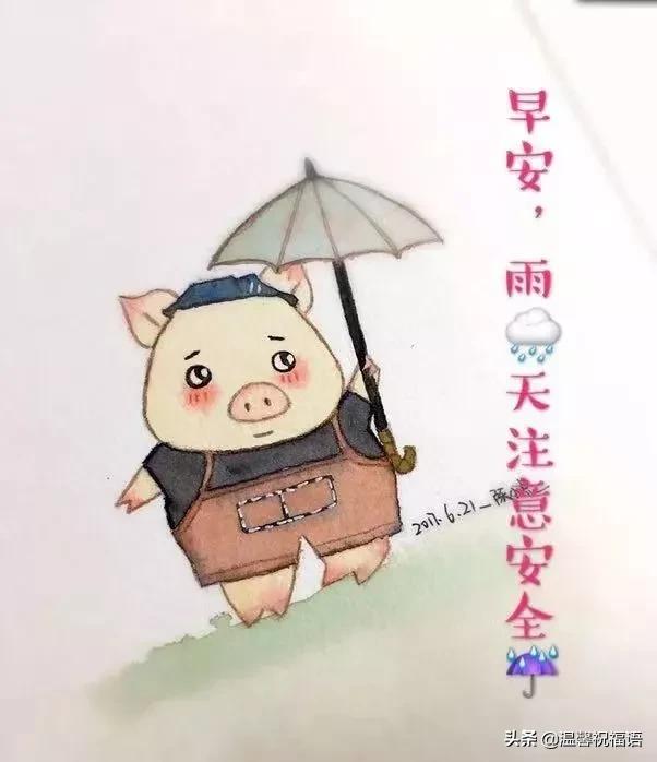 早安心语温馨句子雨天(早安心语优美的语句)