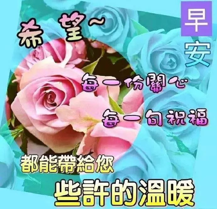 早上好的问候语阳光句子早晨好表情图片祝福