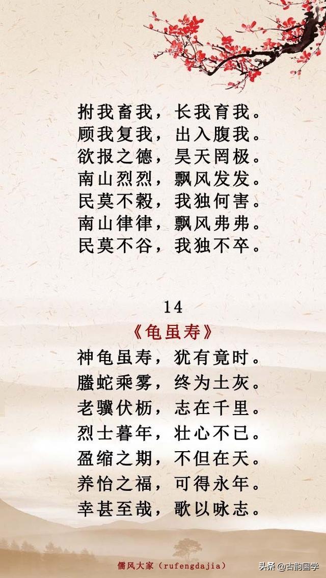 感恩父母的句子诗词