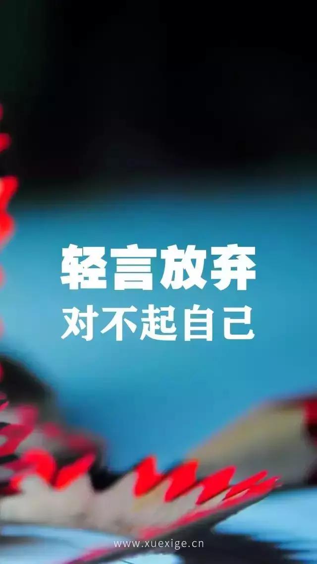 手机全屏壁纸超好看励志