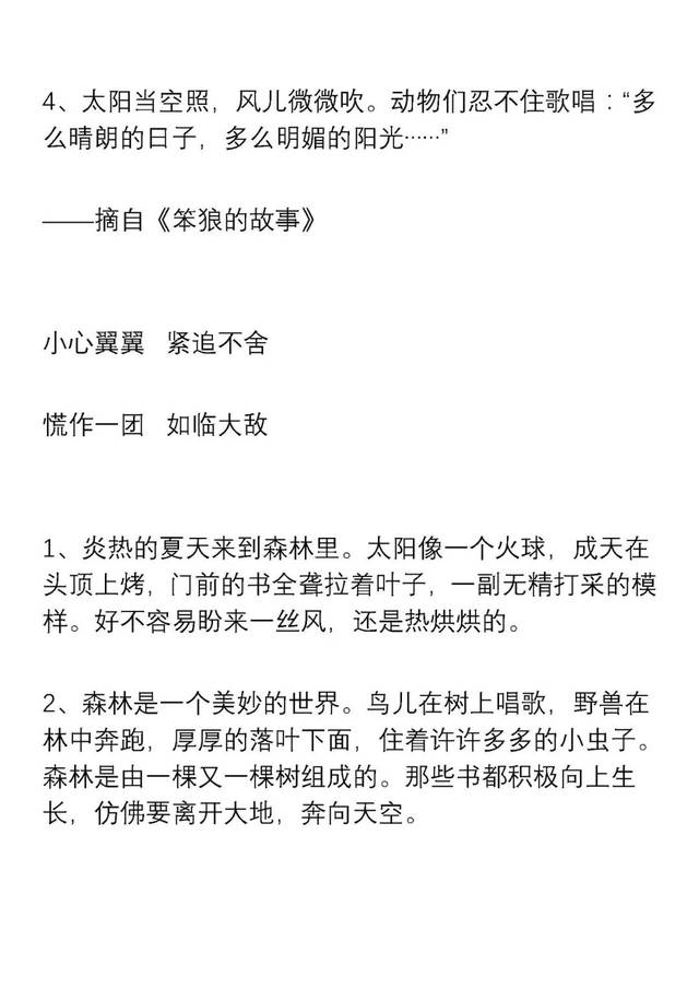 优美句子短句摘抄10字一年级_(好词好句好段10字)